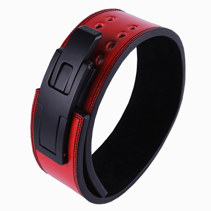 ceinture de force à levier rouge