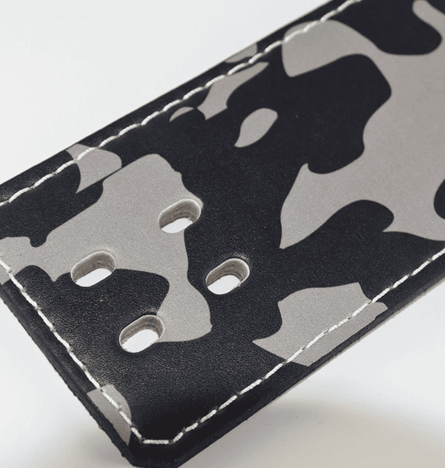 Ceinture de force à levier camouflage gris