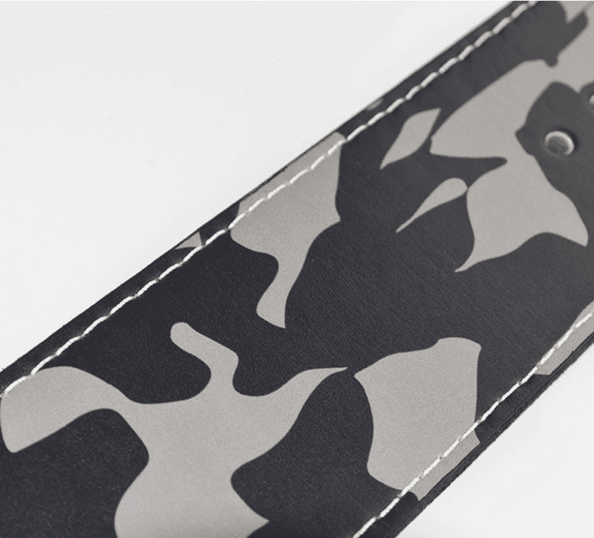 Ceinture de force à levier camouflage gris