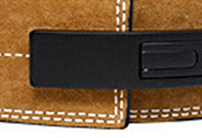 ceinture à levier cuir beige