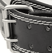 rivet ceinture de musculation noire