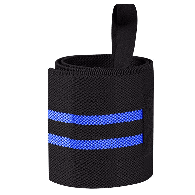 Bande Poignet Brace Bleu, pour améliorer ta prise et booster ta force.