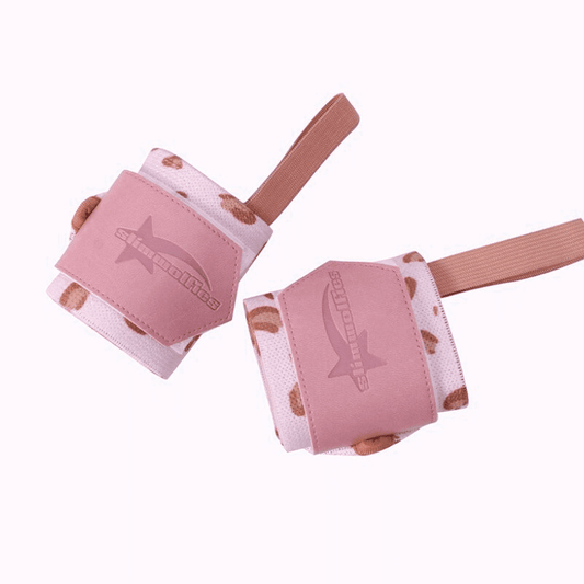 "Bande Poignet Girl Rose pour soutien lors de séances d'entraînement"