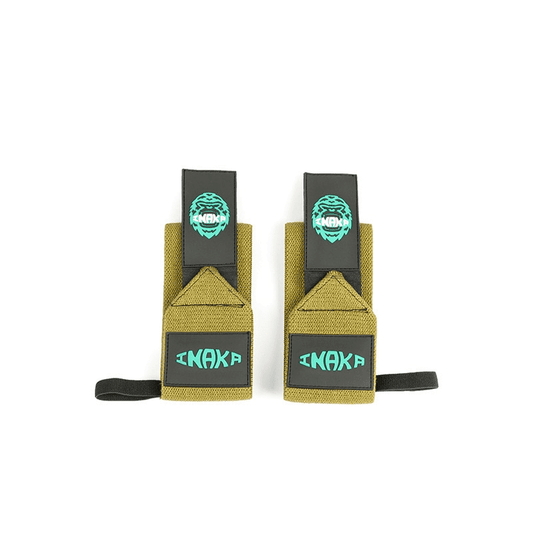 Bande Poignet Gorille Vert Jaune, offrant une adhérence exceptionnelle et une protection optimale pour tes poignets.