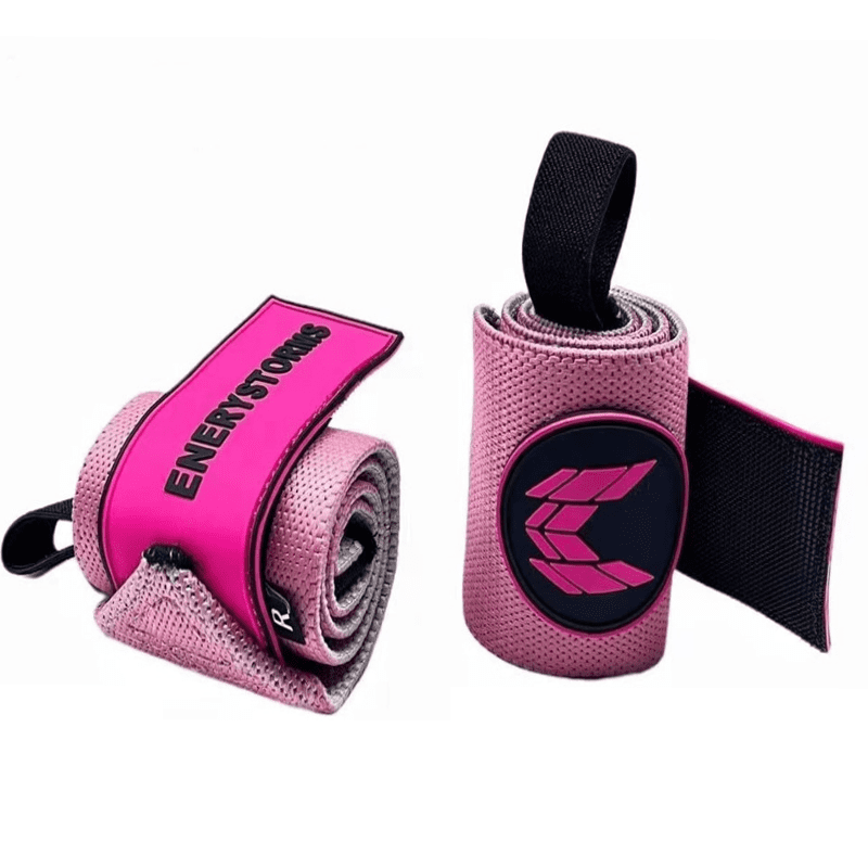Bande Poignet Musculation Pinkstorm, l'accessoire parfait pour améliorer tes performances lors de tes séances de musculation.