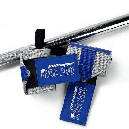 Bande Poignet Pro Bleue pour une performance optimale.
