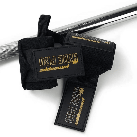 Bande Poignet Pro Noir pour un soutien optimal lors des entraînements.
