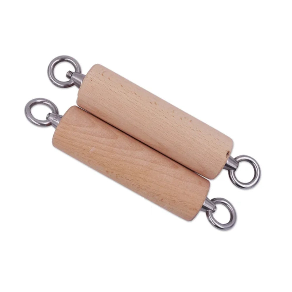 Barre de traction extérieur bois poignet