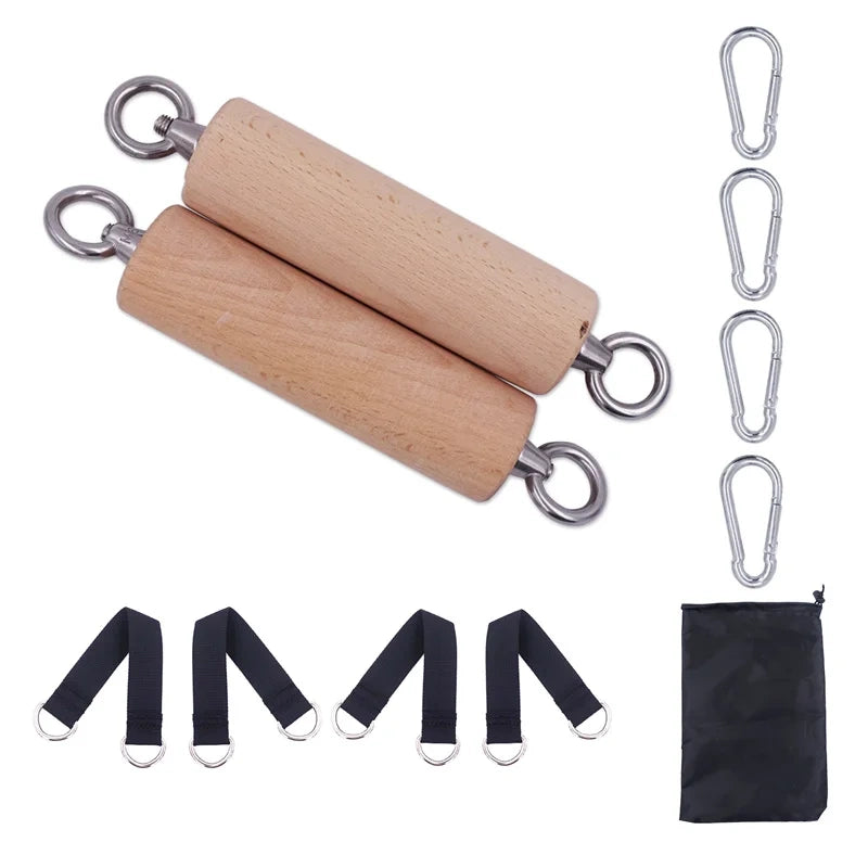 Barre de traction extérieur bois set