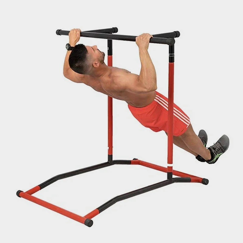 Barre de traction sur pied pliable rowing inversé