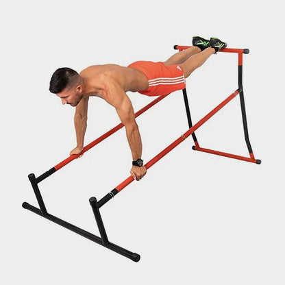 Barre de traction sur pied pliable pompes