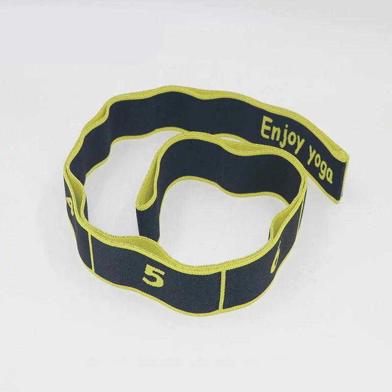 Barre elastique muscu jaune
