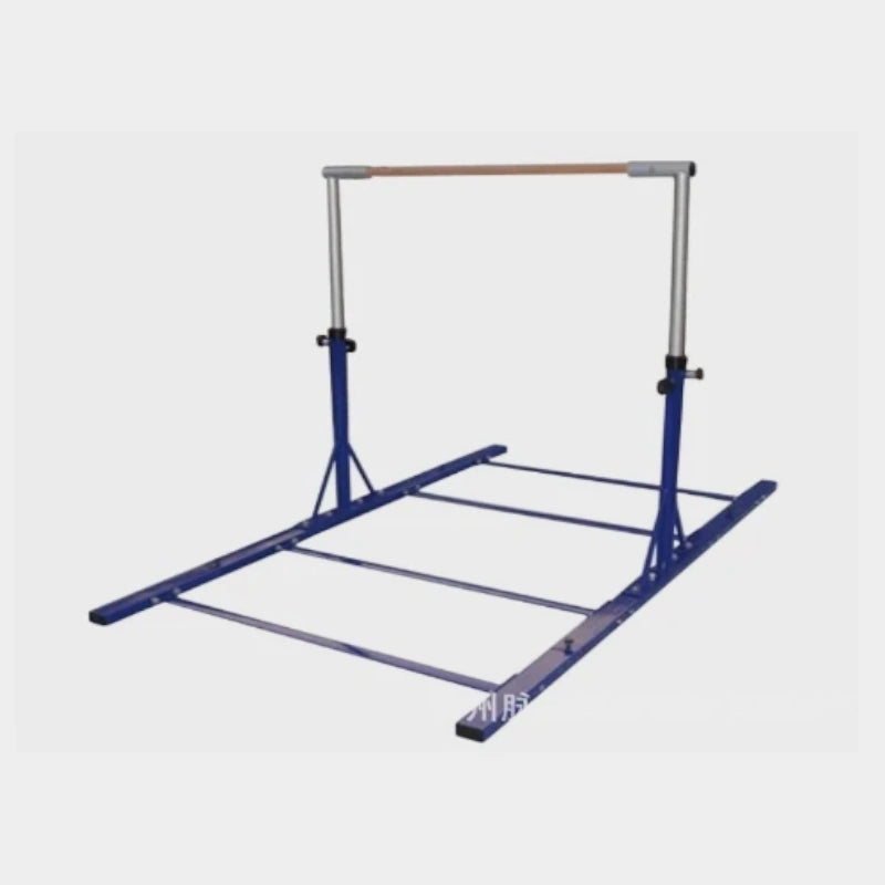 Barre gymnastique extérieur bleu