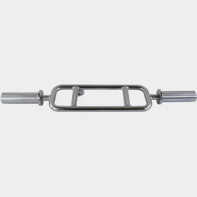 Barre triceps olympique argenté
