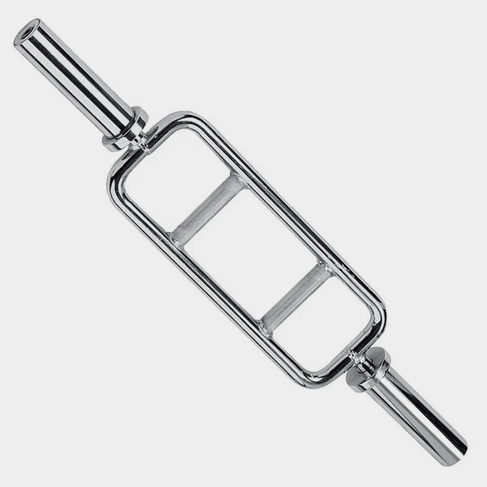 Barre triceps olympique gris