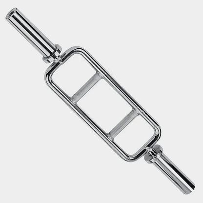 Barre triceps olympique gris