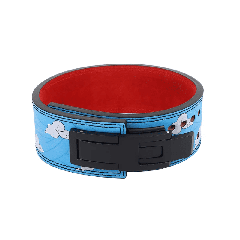 "Ceinture Powerlifting avec design nuage, offrant une élégance céleste à votre entraînement."