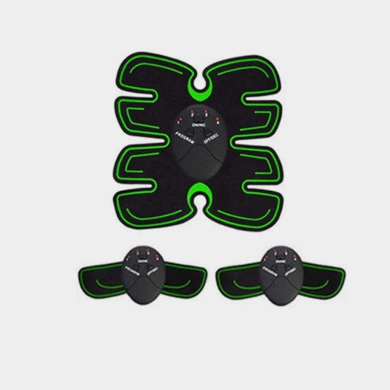 Ceinture massage ventre et bras vert