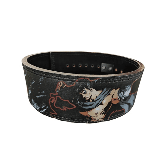 Ceinture d'haltérophilie noire avec Guts et son épée