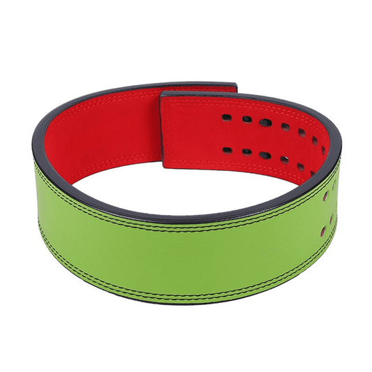 "Athlète performant un soulevé de terre avec la Ceinture de Force Powerlifting Performance."