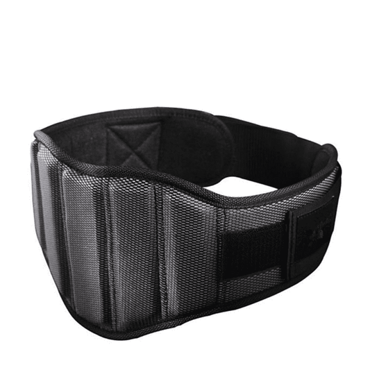 "Ceinture de Musculation Metallic Titan en action pendant une séance d'entraînement."