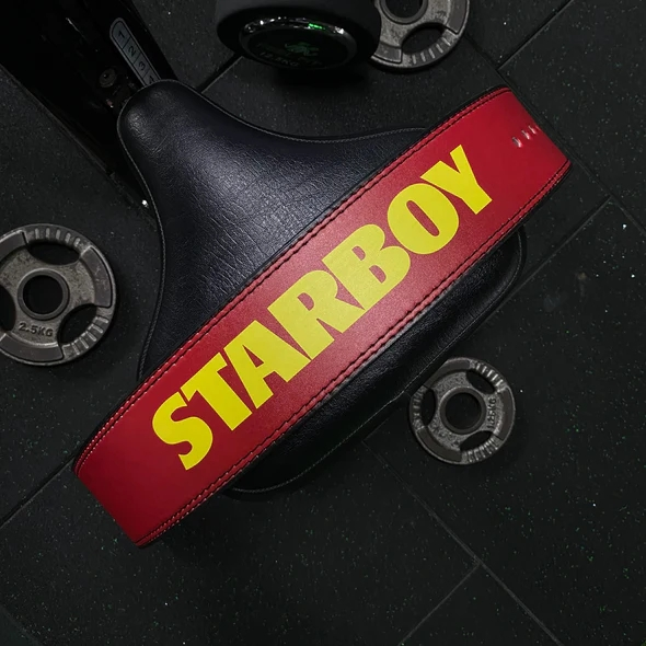 "Ceinture de levage "Starboy" : une protection puissante et stylée pour votre dos lors des exercices de force"