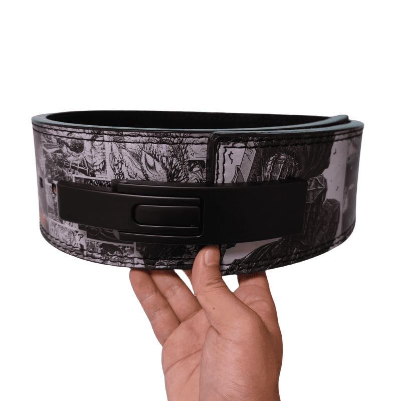 "Vue d'ensemble de la Ceinture de Force à Levier Berserk."
