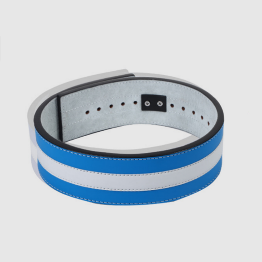 Ceinture de force bleu blanc - Ceinture de force