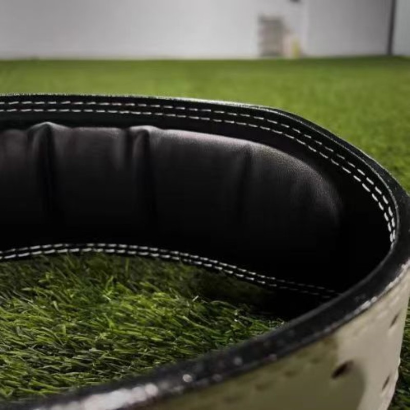 Ceinture De Musculation En Cuir 7 Mm - Largeur 6 Pouces - Pour Powerlifting, Squat, Deadlift - Boucle à Rouleau En Acier