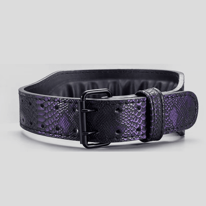 "Ceinture de musculation violette : un accessoire de qualité pour un maintien lombaire optimal"