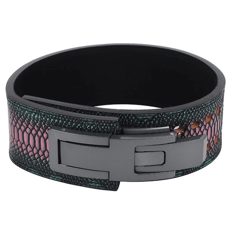 Ceinture en peau de serpent hot sale