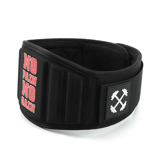 "Ceinture Lombaire Pain Gain Noire offrant un soutien lombaire supérieur"