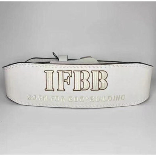 Ceinture musculation IFBB Blanc