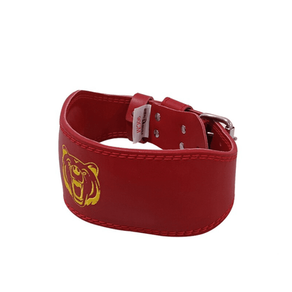 "Ceinture Musculation Ours Rouge offrant un soutien lombaire."