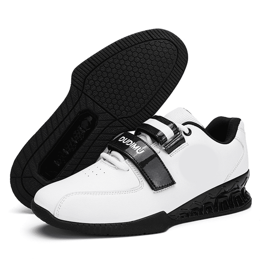 Alt text 5 : "Chaussures Squat Homme avec support anatomique pour une technique de front squat améliorée"