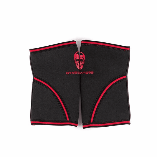Alt Text : Coudière Noir/Rouge offrant un soutien robuste pour des entraînements intenses, avec un design confortable et respirant.
