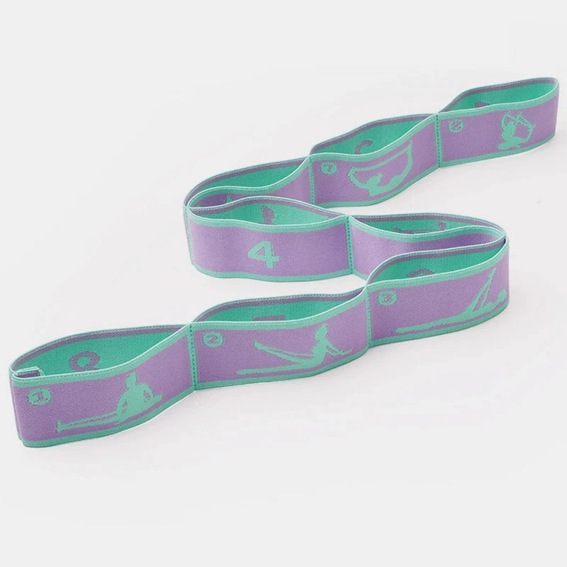 Elastibande mauve bleu