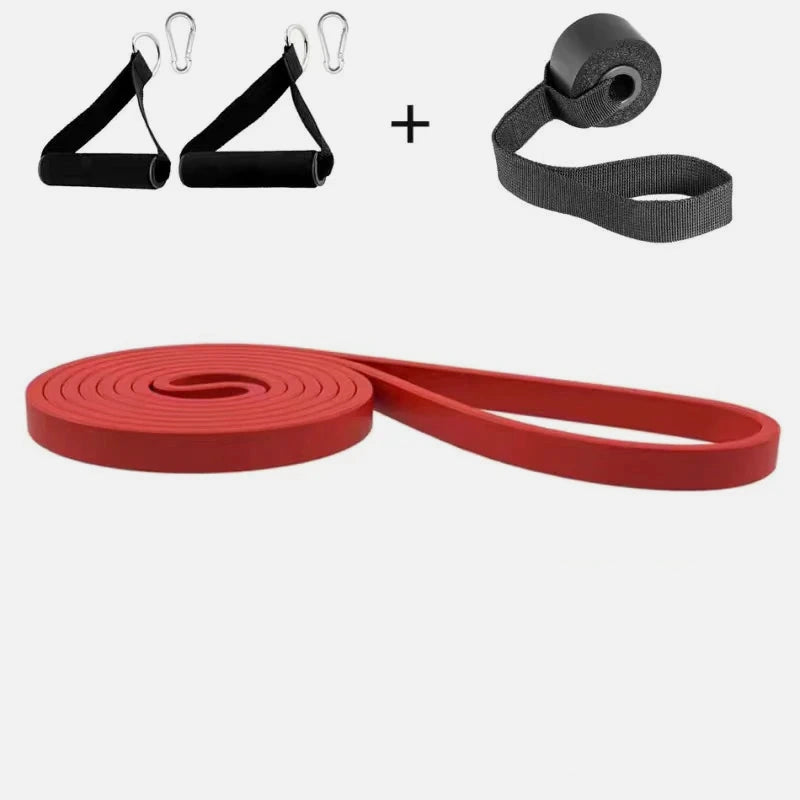Elastique de gym rouge