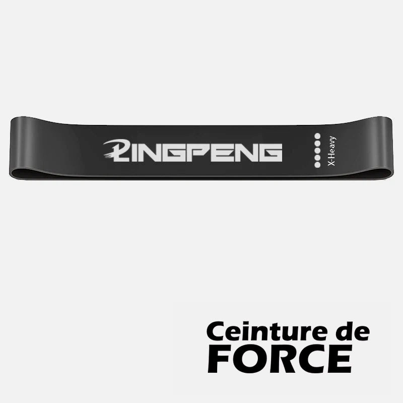 Elastique pour sportif noire
