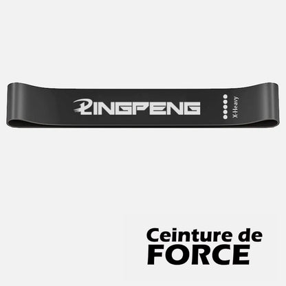 Elastique pour sportif noire