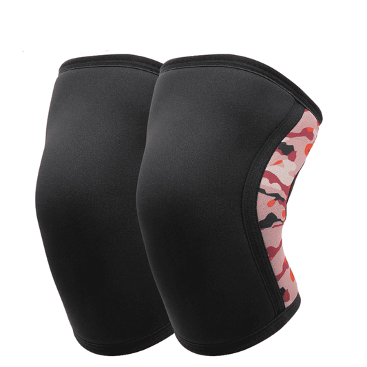 Genouillère Crossfit Camo Rouge offrant un support musculaire exceptionnel pour le Crossfit, avec une conception audacieuse en Camo Rouge pour une performance optimale.