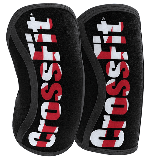 Genouillère Crossfit Rouge Logo conçue pour une performance et une durabilité maximales, offrant un confort optimal et une couleur rouge passion pour se démarquer lors des entraînements.