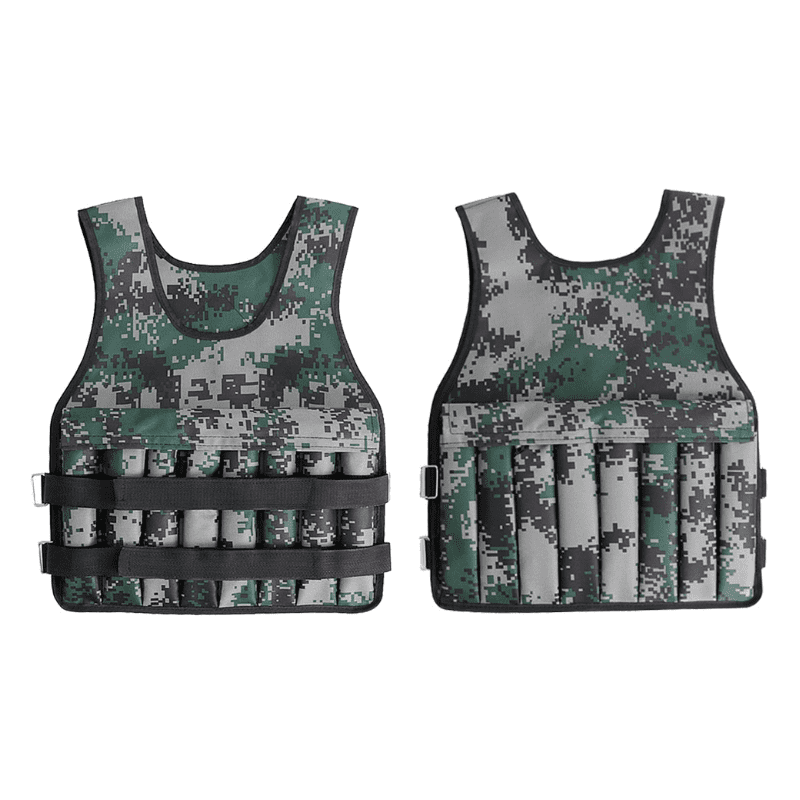Gilet lesté réglable en tissu Oxford pour entraînement 110 lb