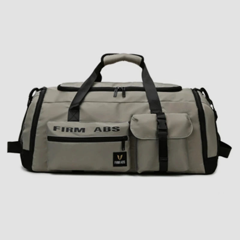 Grand sac de sport femme gris
