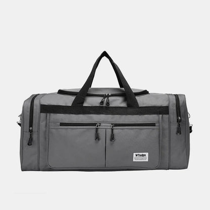 Gros sac de sport gris
