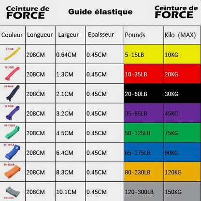 Musculation bande guide