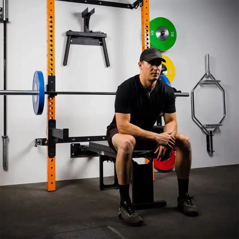 Power rack squats developpé couché
