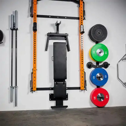 Power rack squats plié