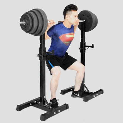 Repose barre olympique squat