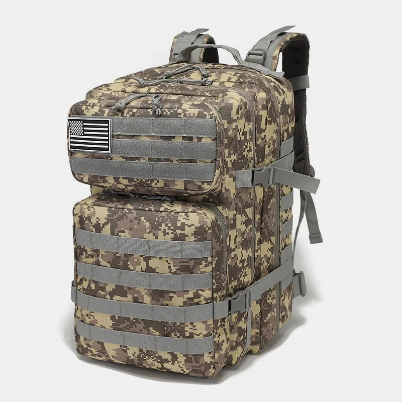 Sac 50l militaire crossfit beige